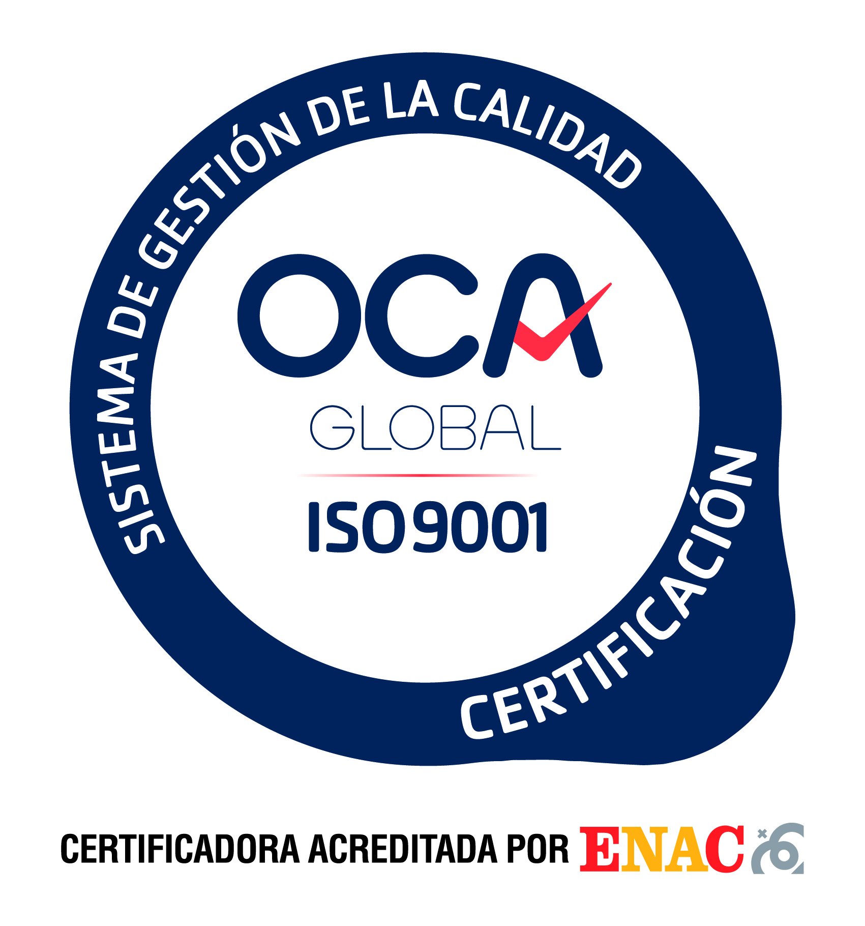 Sello OCA ISO 9001-GMU